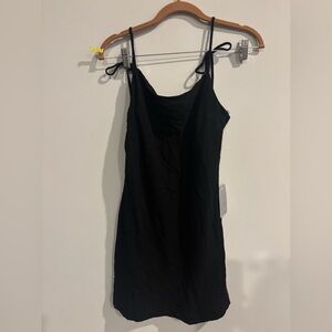 Petal & Pup Elegant Black Spaghetti Strap Dress